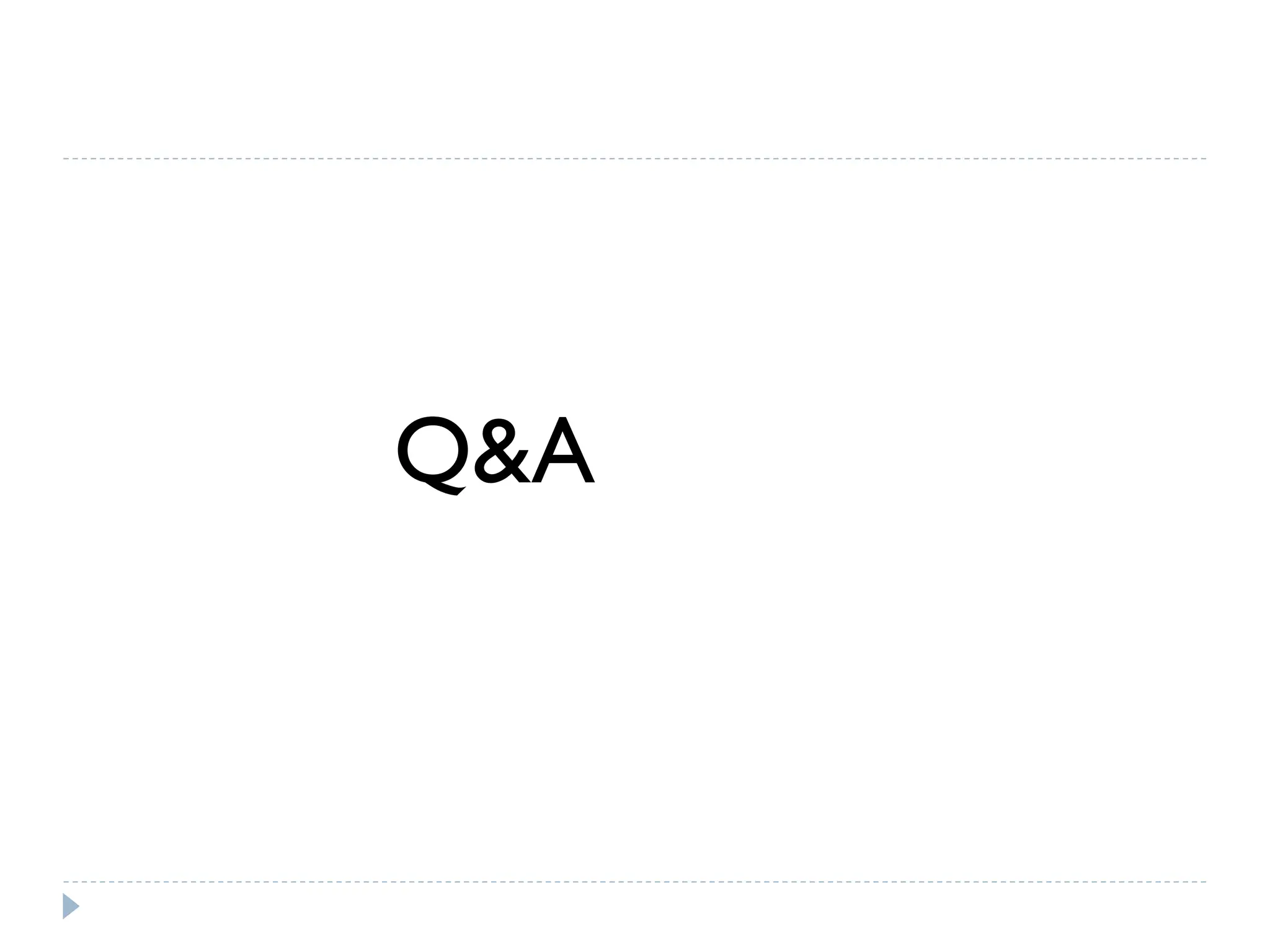 Q&A
 