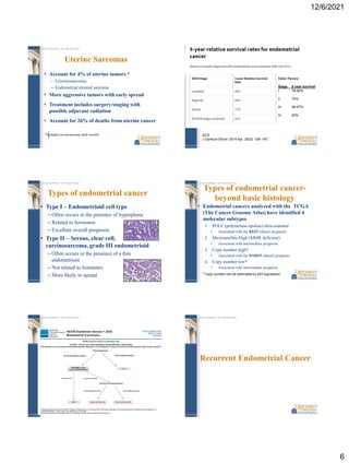 Cancer Recurrence Types Uterine Cancer Recurrence: All You Need To Know | PDF