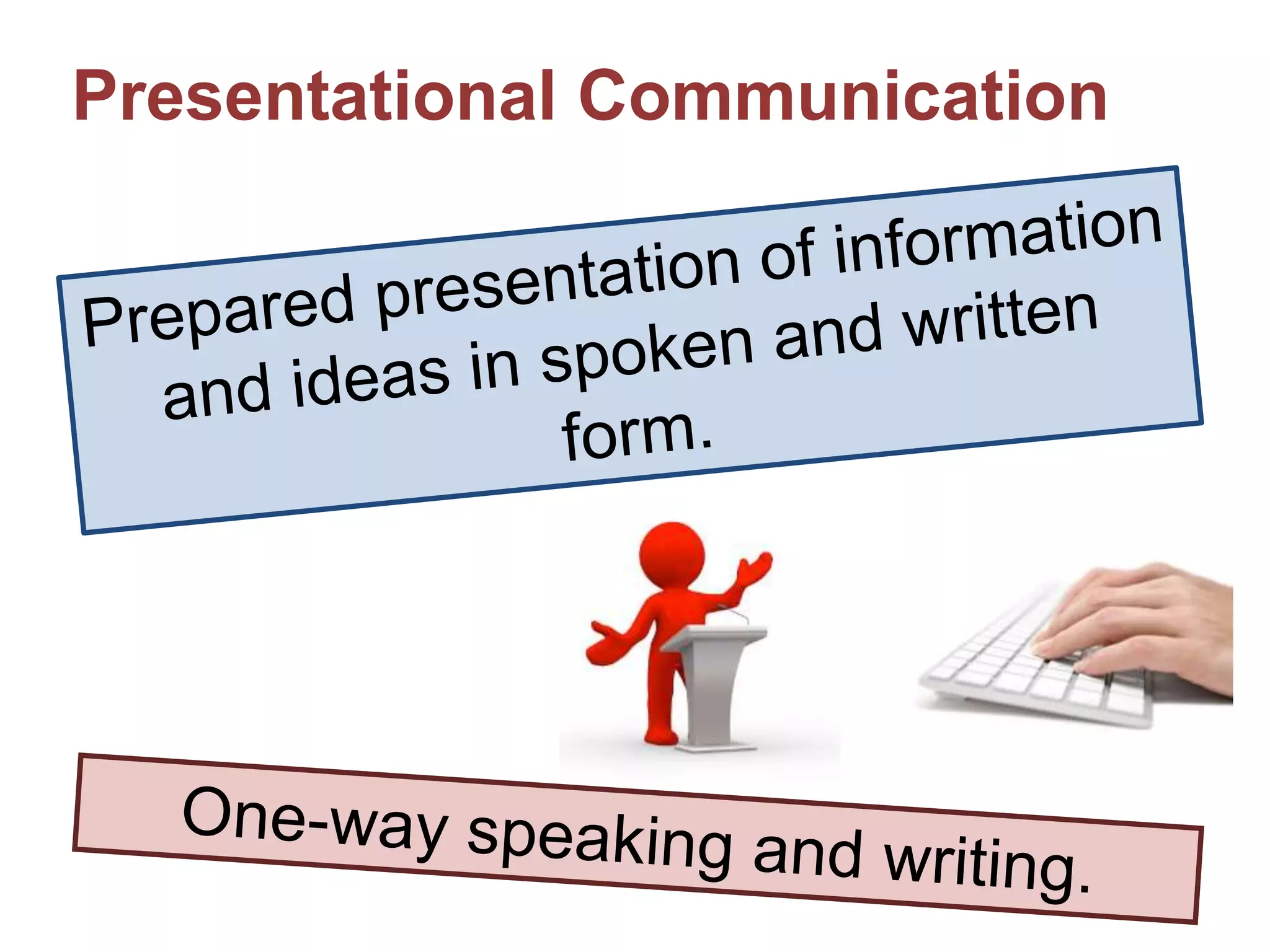 Presentational Communication
 