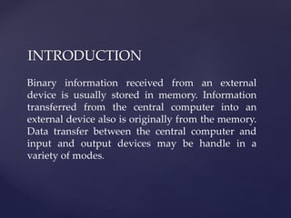 Modes of data transfer | PPT
