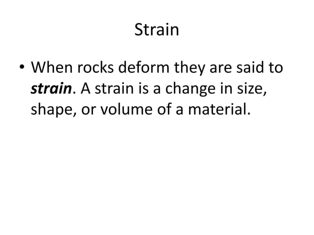 Modes of deformation of rocks presentation | PPTX