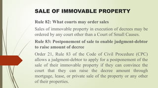 MODES OF EXECUTION CIVIL PROCEDURE CODE. | PPTX