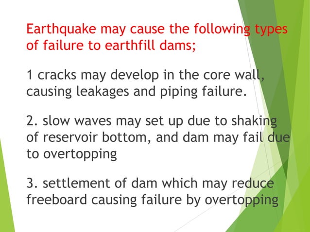 Modes of failure earth dams | PPTX