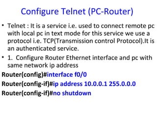 Modes of router | PPT