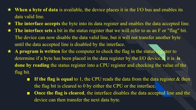 Modes of transfer - Computer Organization & Architecture - Nithiyapriya ...