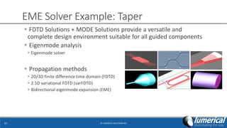 Lumerical Software: MODE Solutions | PDF