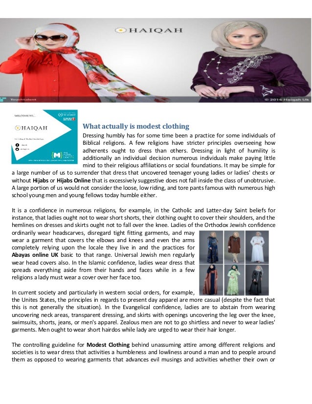 modest wear uk