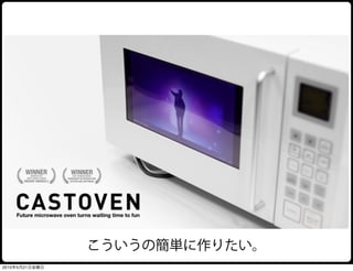 こういうの簡単に作りたい。
2010年5月21日金曜日
 