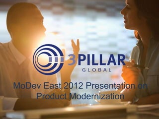 MoDev East 2012 Presentation on
Product Modernization

 
