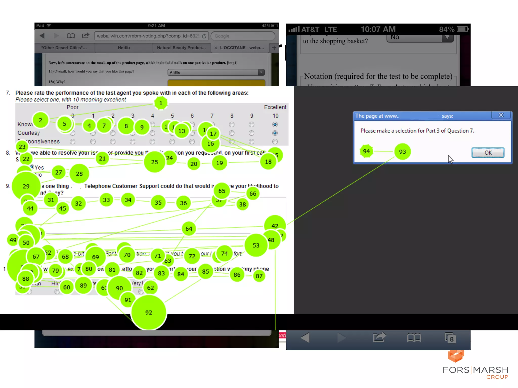 Placement of Error Message
•  Should be near the item
•  Should be positive and helpful, suggesting
HOW to help
•  Bad error message:

69

 