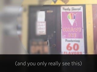 22
(and you only really see this)
 