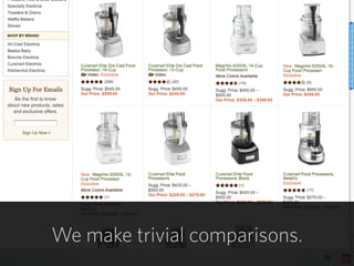 35
We make trivial comparisons.
 