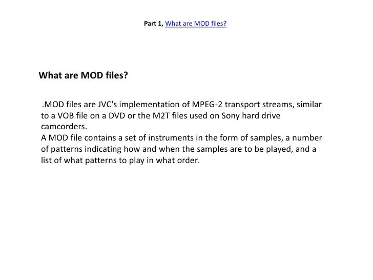 how to play mod files on mac