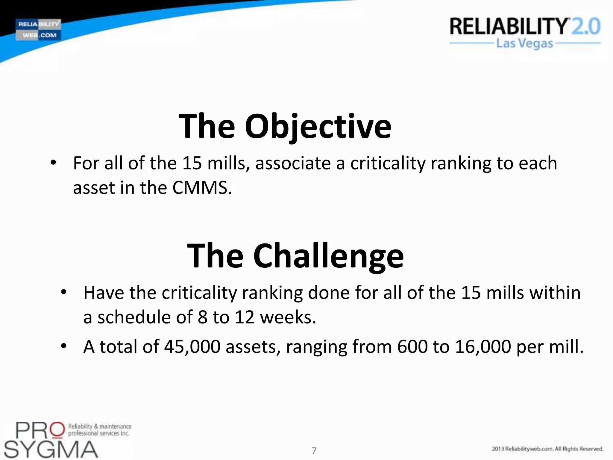 Equipment Criticality | PPTX