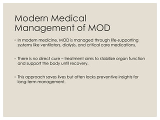 MOD full form in medical terminology stands for Multiple | PDF