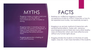 ragging | PPTX