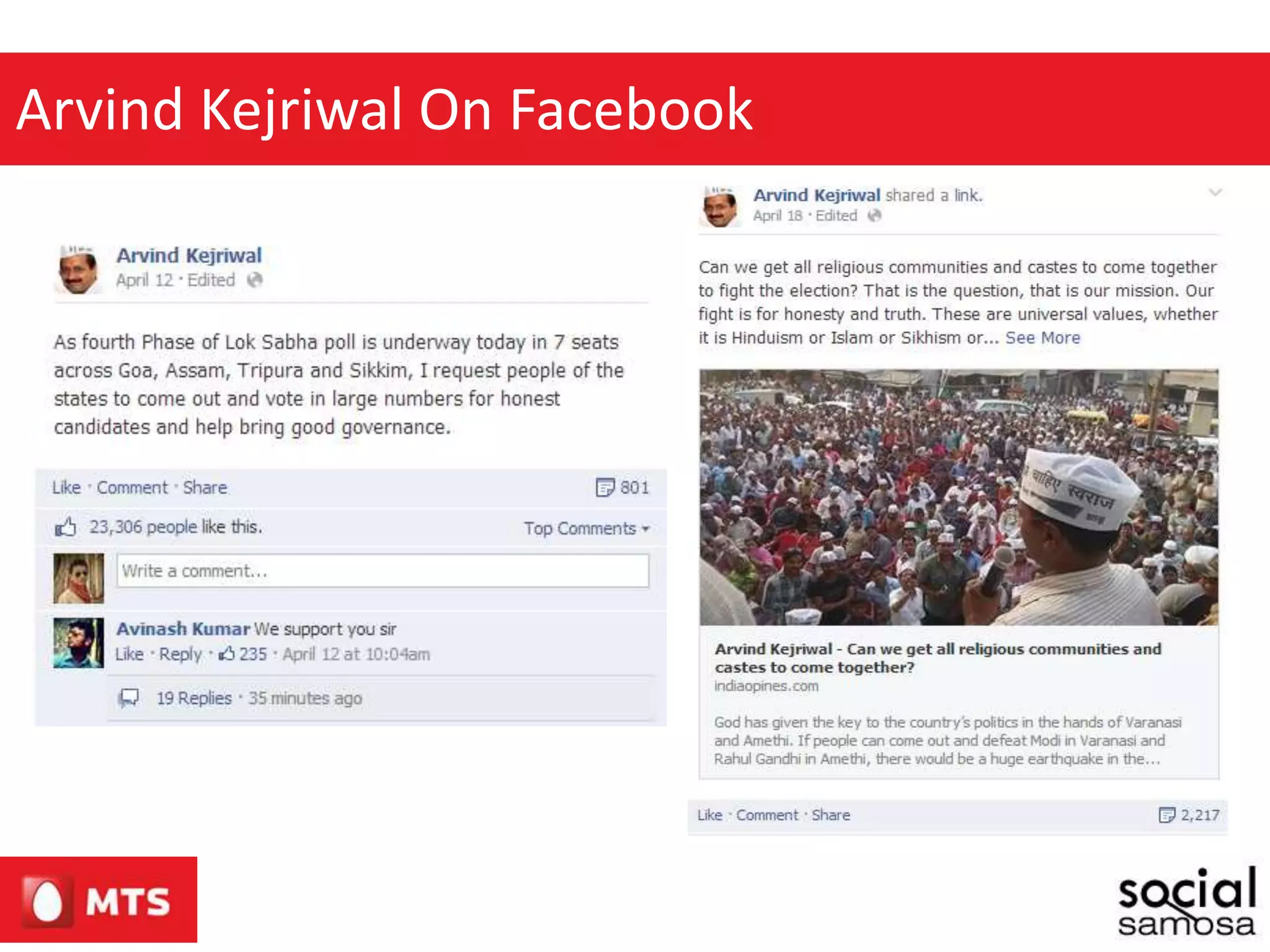 Arvind Kejriwal On Facebook
 