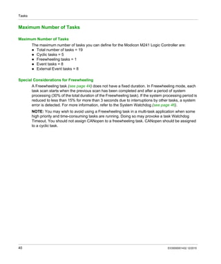 Modicon m241 logic | PDF