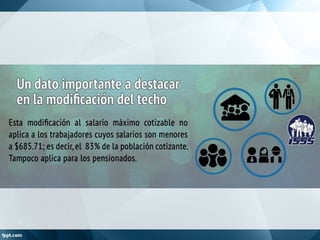 Modificacion Techo Salarial ISSS.
