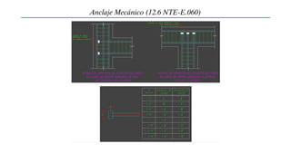Anclaje Mecánico (12.6 NTE-E.060)
 
