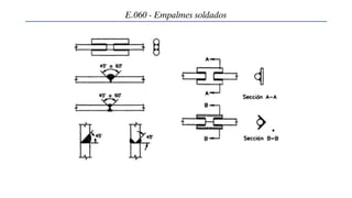 E.060 - Empalmes soldados
 