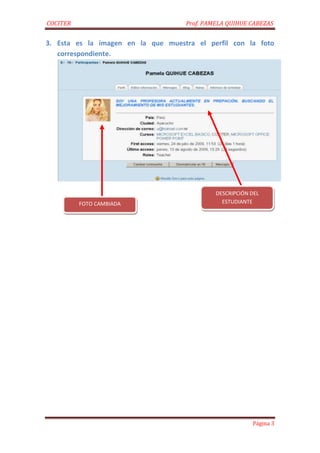 Modificar El Perfil De Usuario