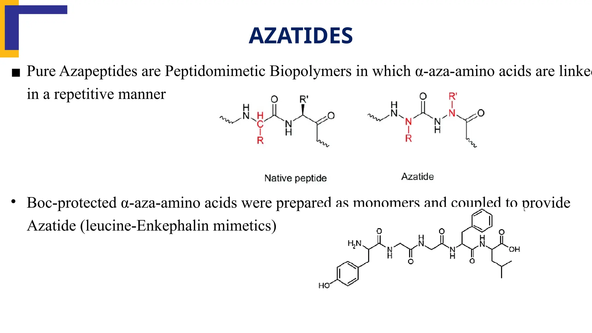 Design of Peptidomimetics by Modification of Amino Acids pptx | PPTX