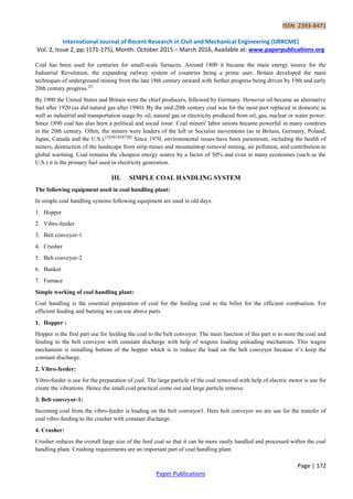 Modification of Coal Handling System in Boiler Power Plant | PDF