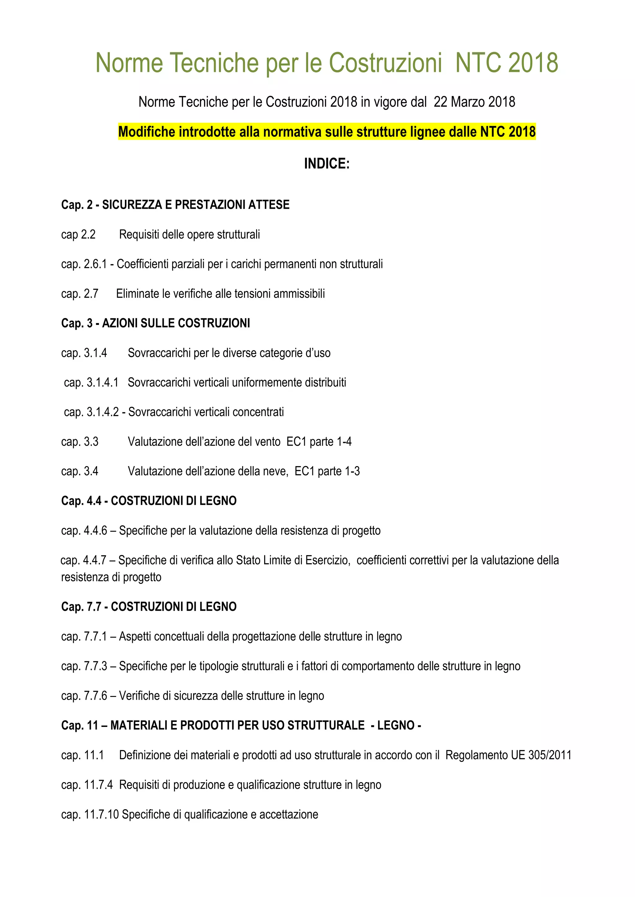 Ntc Building Code Norme Tecniche per le Costruzioni NTC 2018 | PDF