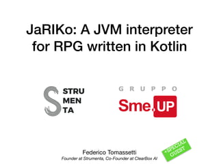 Jariko - A JVM interpreter for RPG written in kotlin | PDF