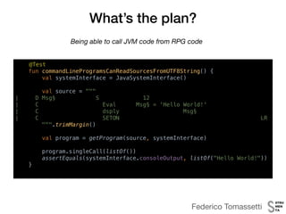Jariko - A JVM interpreter for RPG written in kotlin | PDF
