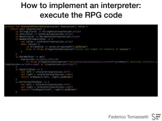 Jariko - A JVM interpreter for RPG written in kotlin | PDF