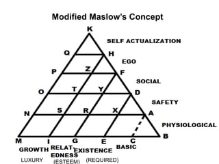 Maslow Pyramide Modified Modified Maslows Theory of Human Needs | PPTX
