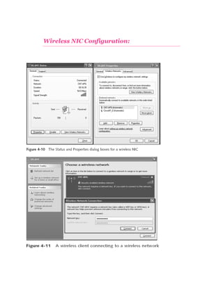 Wireless NIC Configuration:

 