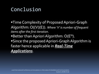 Modified apriori algorithm for frequent pattern mining | PPT