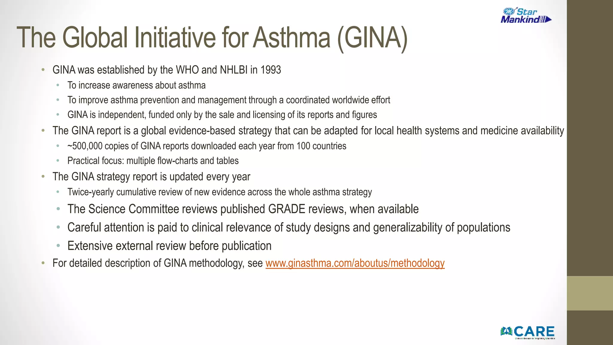 Gina Guidelines For Asthma