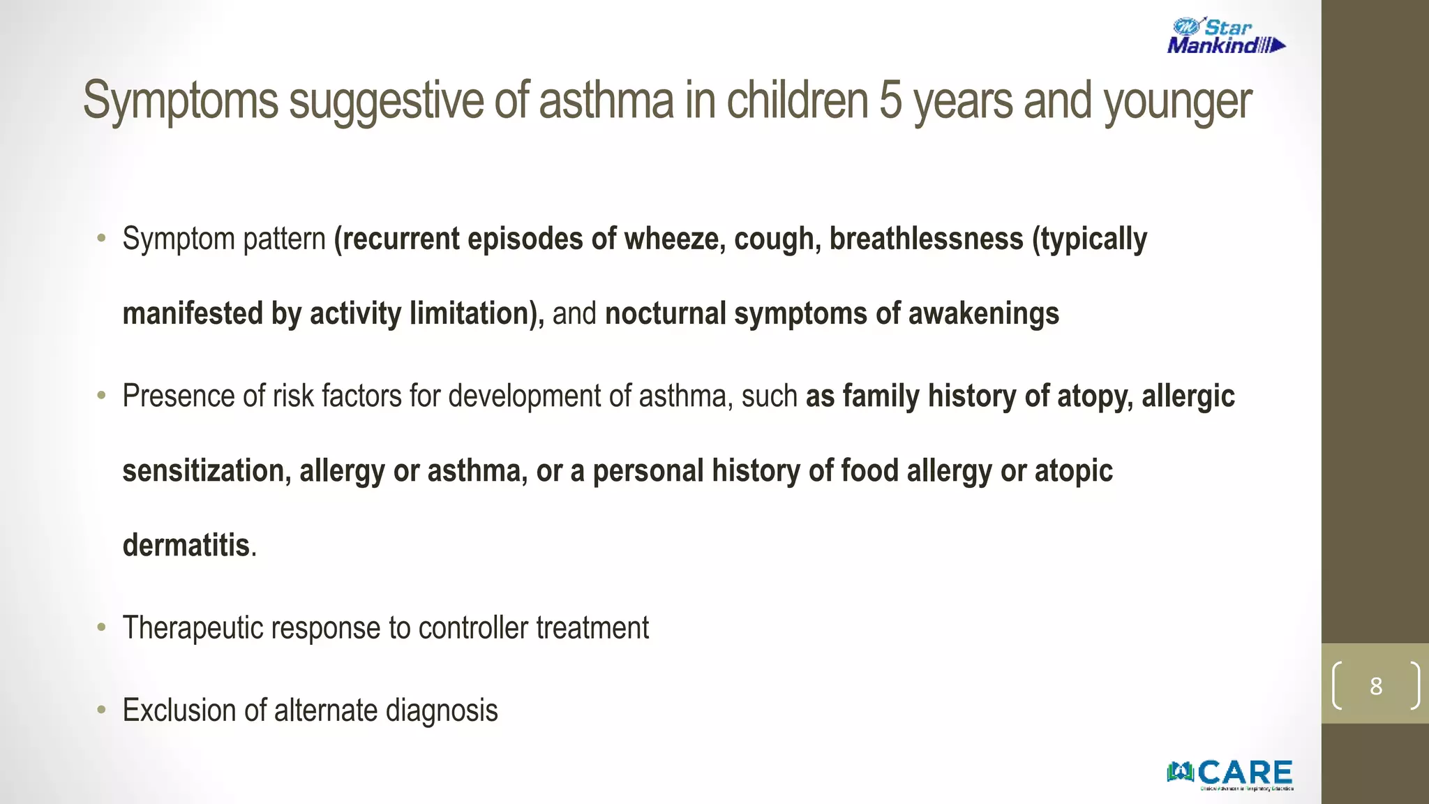 LATEST GINA GUIDELINES ASTHMA visual data 8
