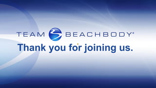 Thank you for joining us.
 