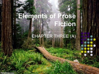Elements of Prose
Fiction
CHAPTER THREE (A)
 