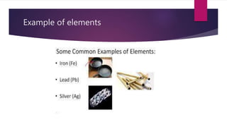 Example of elements
 