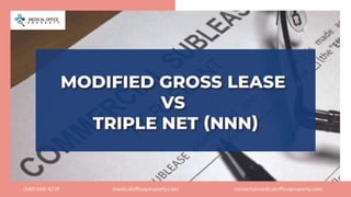Modified Gross Lease Vs Triple Net (NNN).pptx