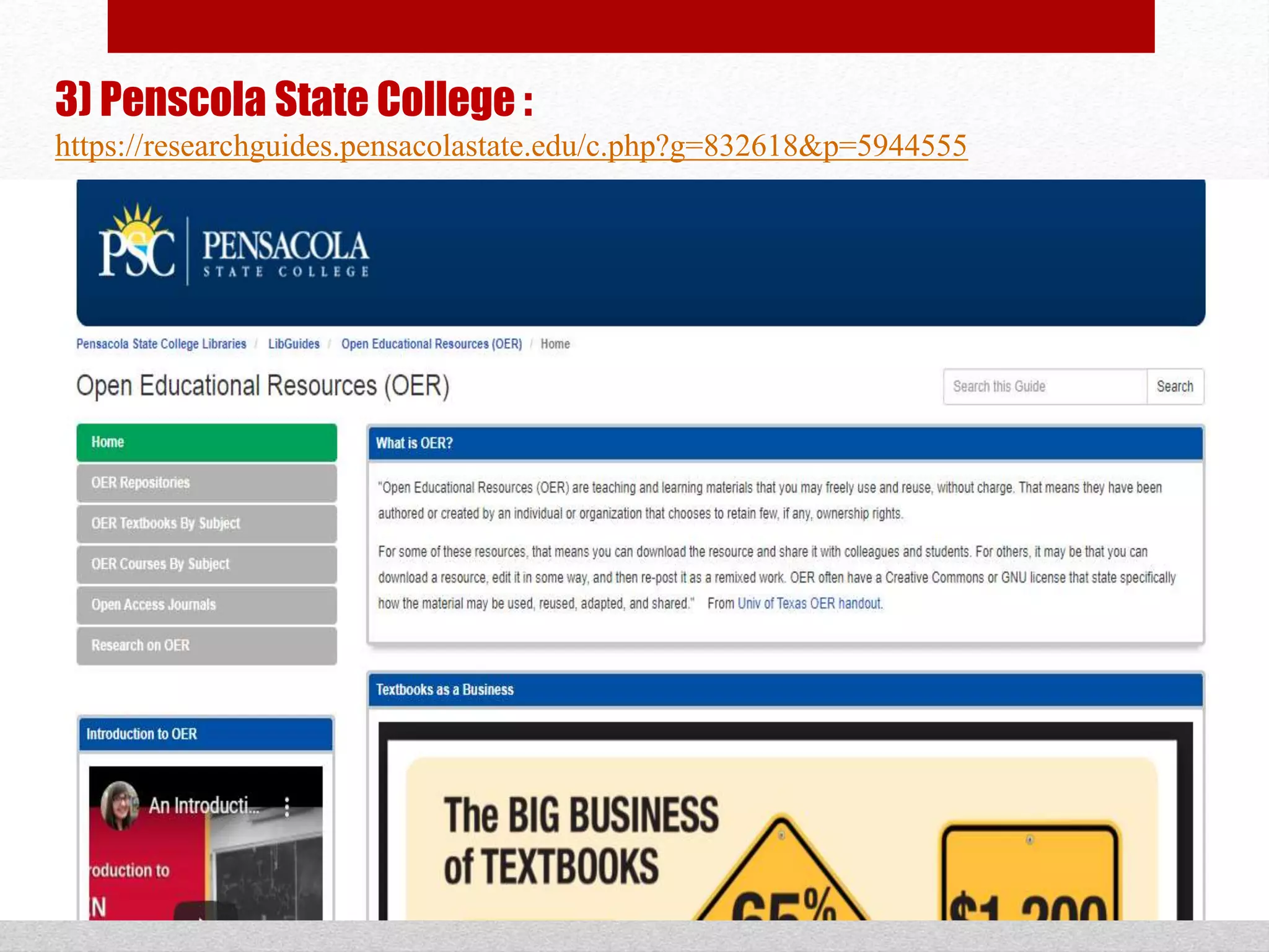 3) Penscola State College :
https://researchguides.pensacolastate.edu/c.php?g=832618&p=5944555
 