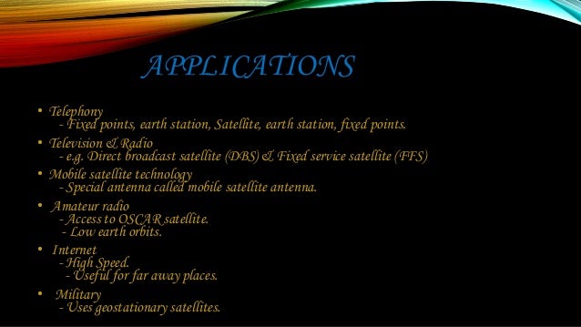 Paper presentation on satellite communications