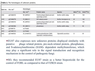Proteomics and its applications in phytopathology | PPTX