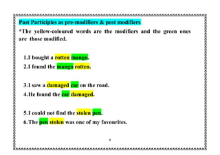 Modifiers, its kinds and Uses, its application | PPTX