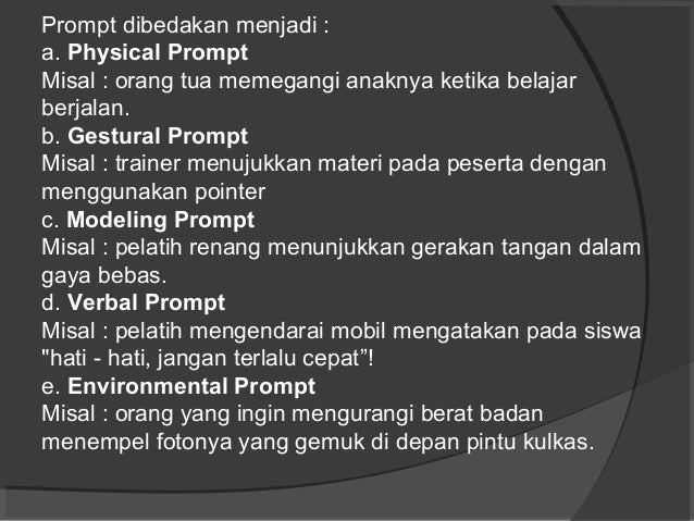 Modifikasi perilaku