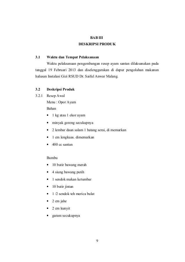 Modifikasi resep ayam santan pontianak 2014