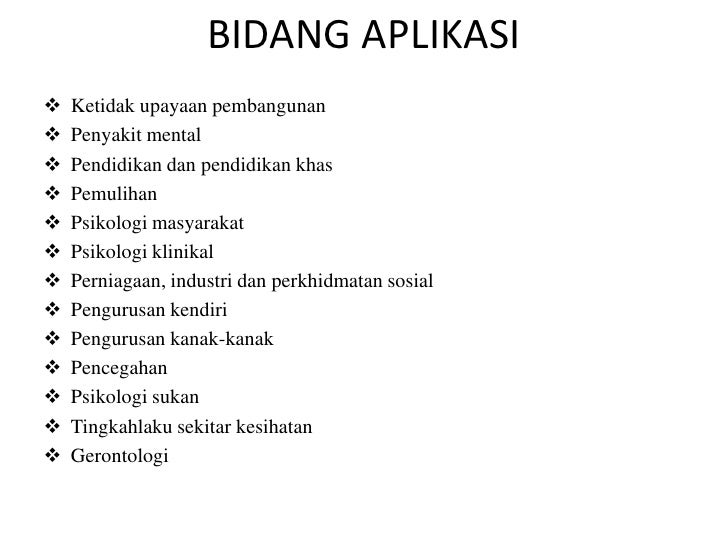 Modifikasi tingkah laku Modifikasi tingkah laku
