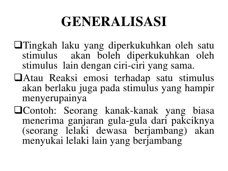 Modifikasi tingkah laku