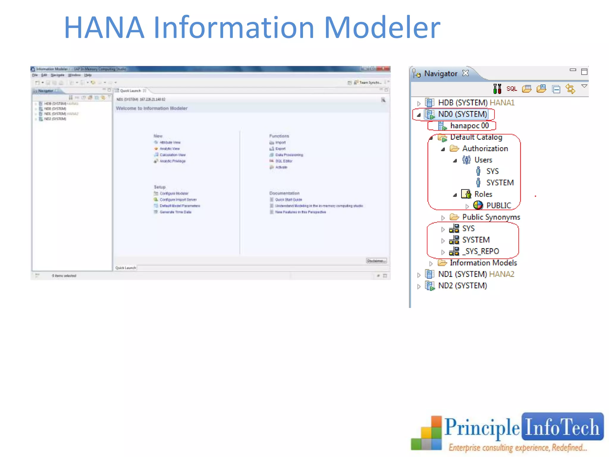 HANA Information Modeler 
 